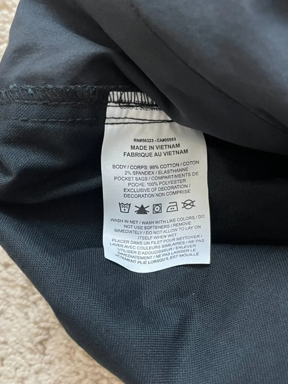 Nike Air Jordan Essentials Woven Pants Black Men's Size Medium